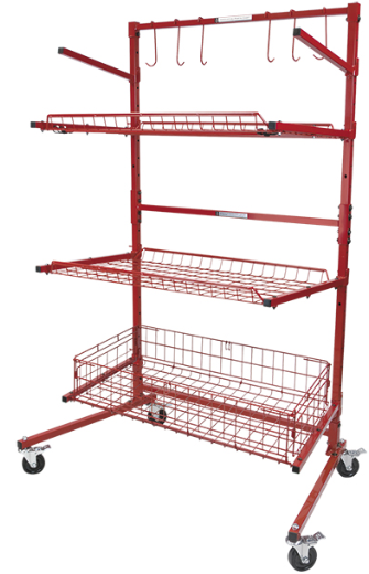 Innovative Parts Cart–B W/Deep Basket™ Part #: SSPC-B/DB